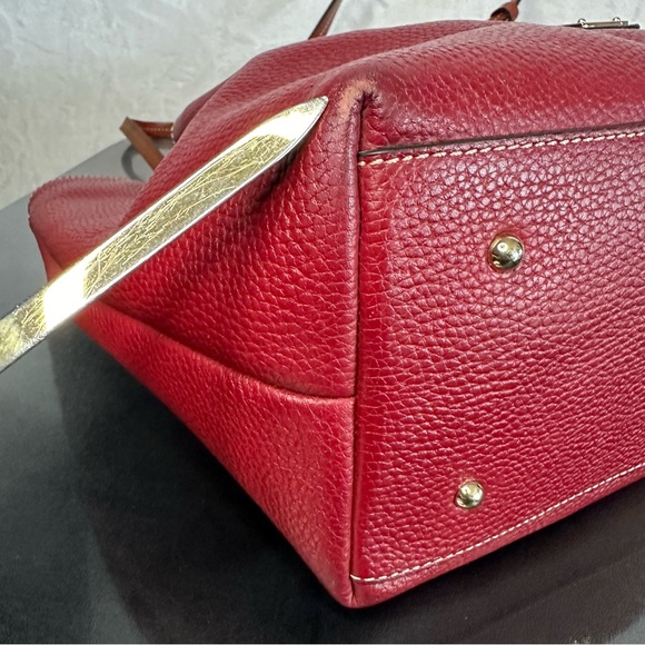 DOONEY & BOURKE Soft Pleated Pebble Grain Leather FLYNN Tote Shoulder Bag Large - Picture 5 of 16